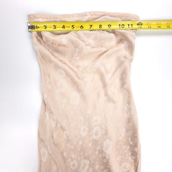 PRINCESS POLLY Salvin Strapless Maxi Dress Champagne Romantic Clean Girl Y2k 90s - Picture 3 of 6
